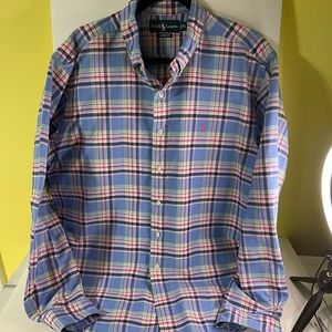 Ralph Lauren classic fit plaid‎ XL